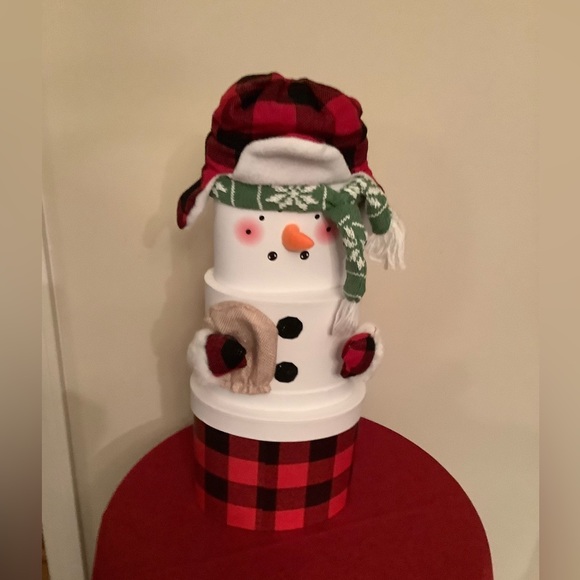 Snowman in a box Decorate or give as a gift, you or the gifted person will love - Picture 1 of 5